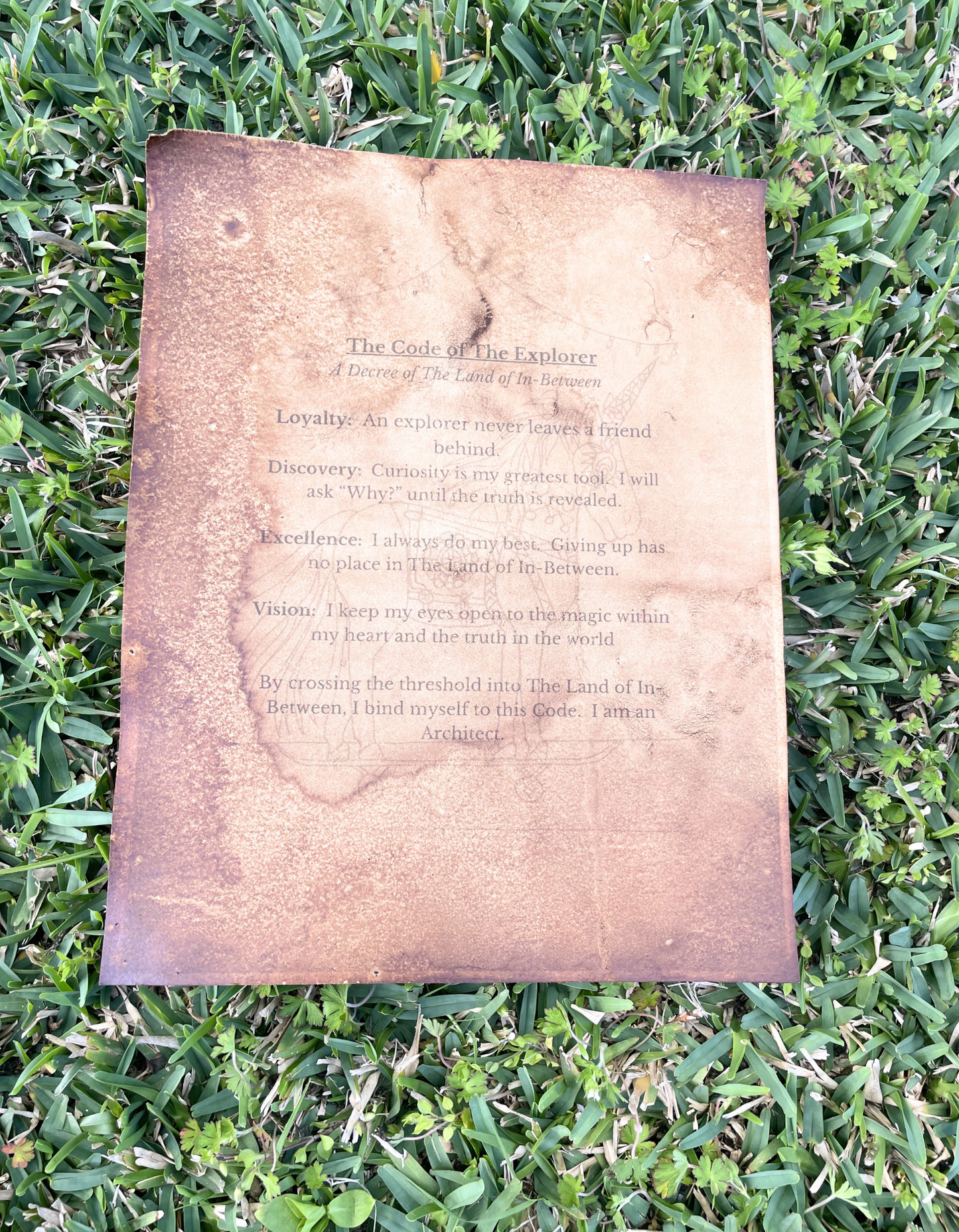 The Code of the Explorer