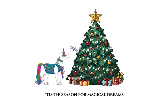 Frank the Unicorn Set of 12 Christmas Cards (Variety Pack)