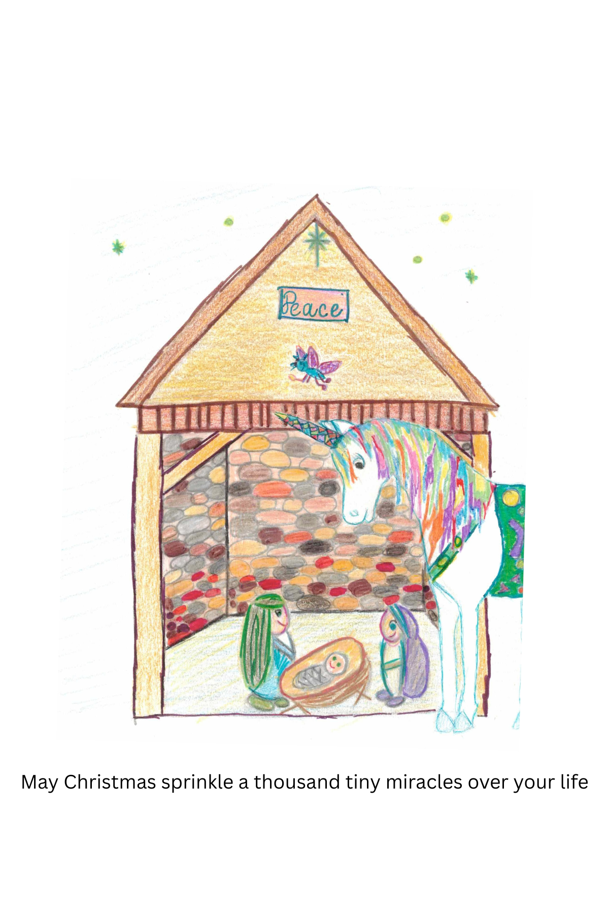 Frank the Unicorn Set of 12 Christmas Cards (Variety Pack)